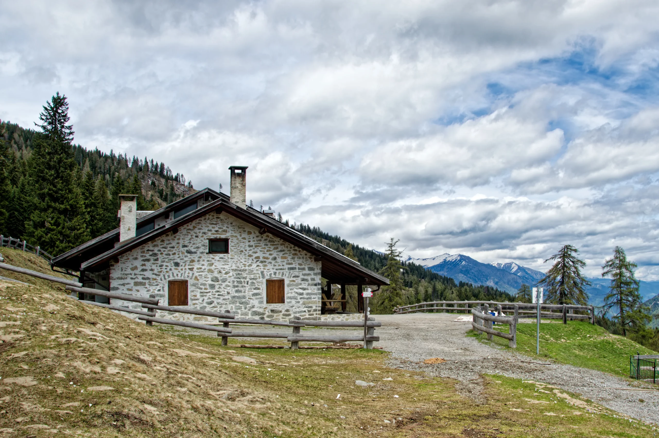 Una delle tante malghe in Trentino